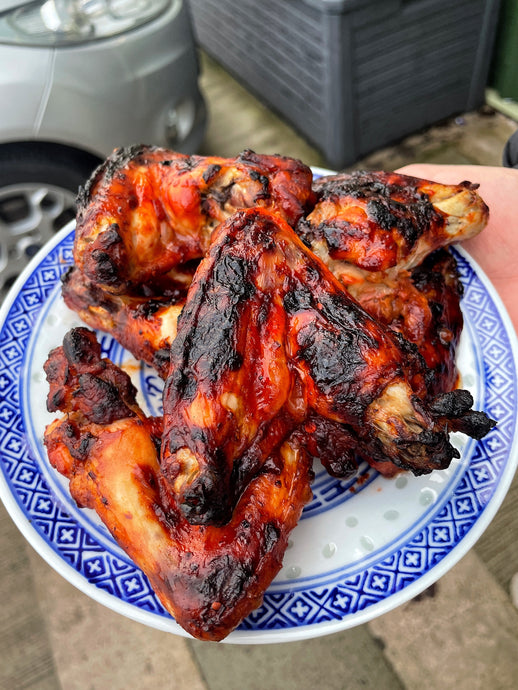 Char-Sui Butter Chicken Wings