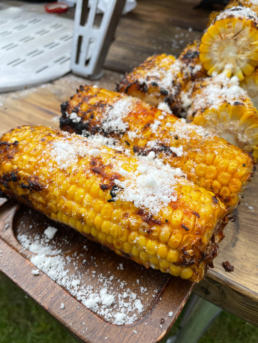 Mexican Style Cheesy Corn on the Cob