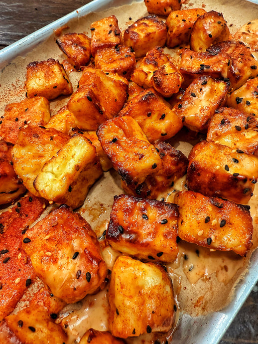 Halloumi Tiger Bites