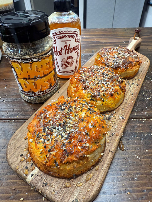 Hot Honey & Halloumi Air Fryer Crumpets