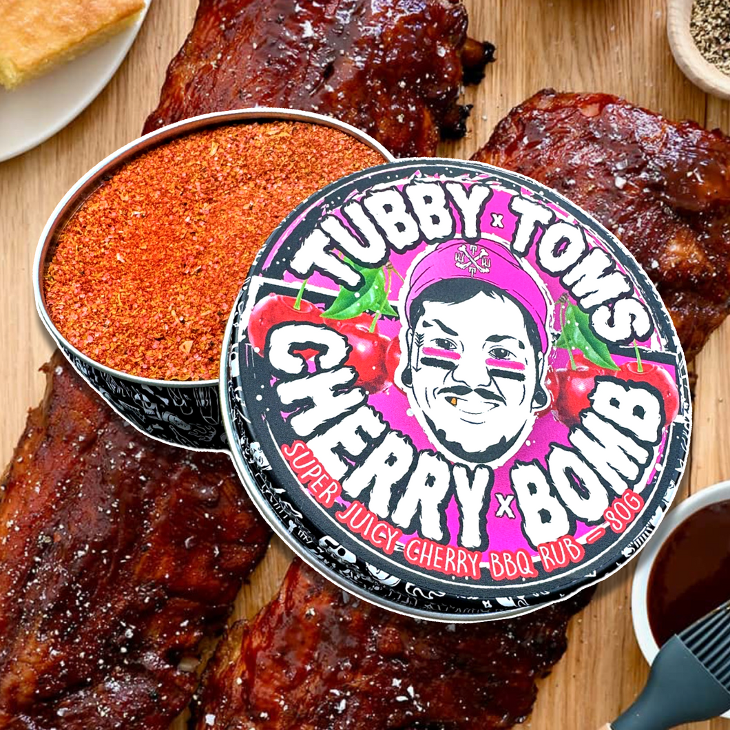 Cherry Bomb - Mouth-wateringly Juicy Big Phat Cherry BBQ Rub -  JAMAL FORD ROBINSON COLLAB