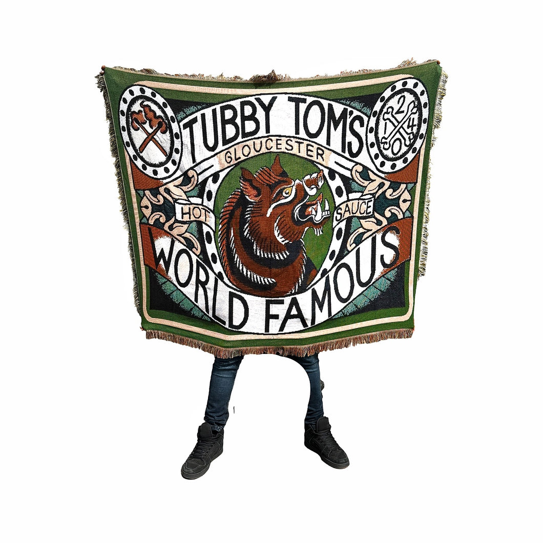 World Famous Luxury Wild Boar Tassel Blanket